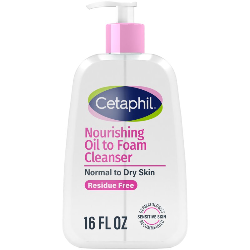 Gentle Oil-to-Foam Facial Cleanser for Sensitive Skin - 16 fl oz
