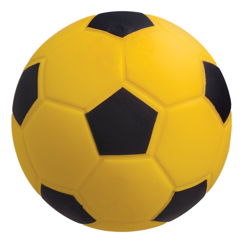 High-Density Foam Soccer Ball – Soft, Safe Training Ball, Champion Sports Coated