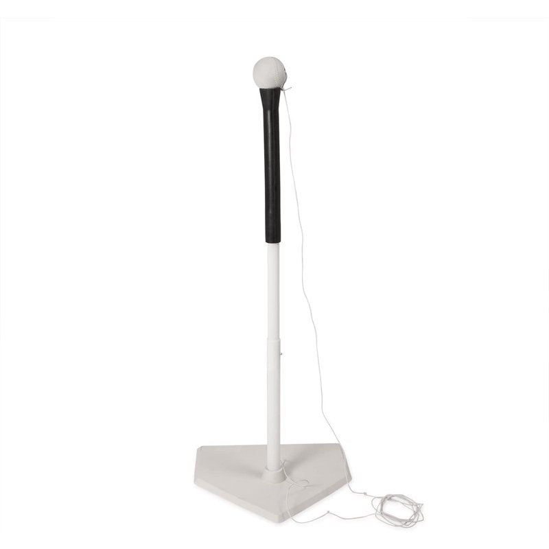 Adjustable Batting Tee Trainer with Rubber Baseball for Baseball & Softball Practice