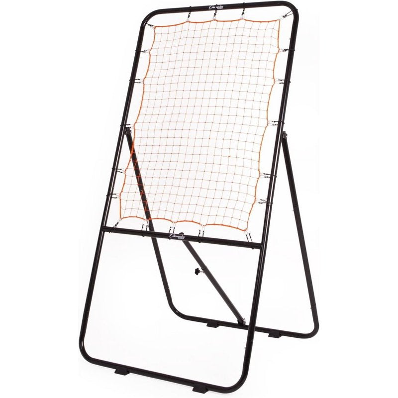 Lacrosse Bounce Target with Steel Frame Ball Return Net for Training and Drills