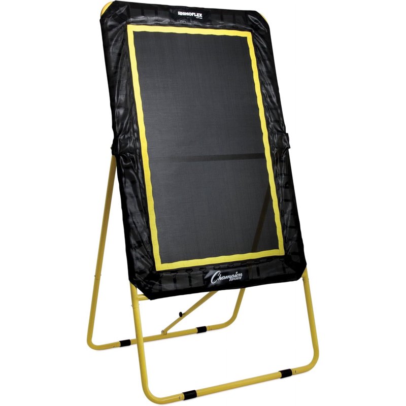 Lacrosse Rebounder Net Set - 6' x 4' Ball Return Bounce Back Training Aid