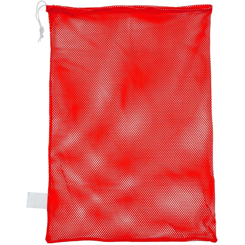 Champion Sports Mesh Equipment Bag - Red 24" x 36"