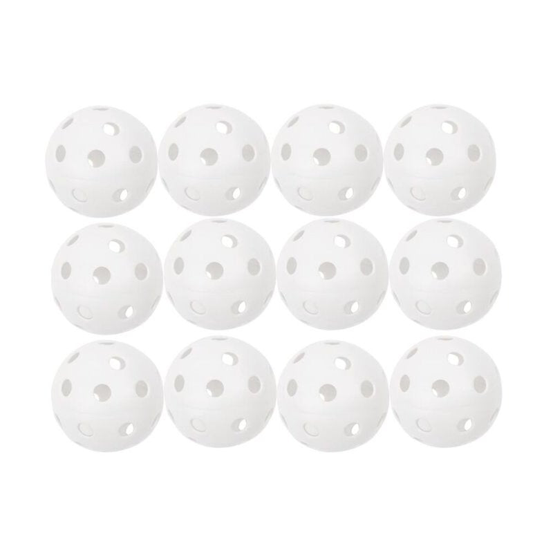 12-Inch Plastic Softballs - Lightweight Durable Softball Equipment for Youth & Recreational Play