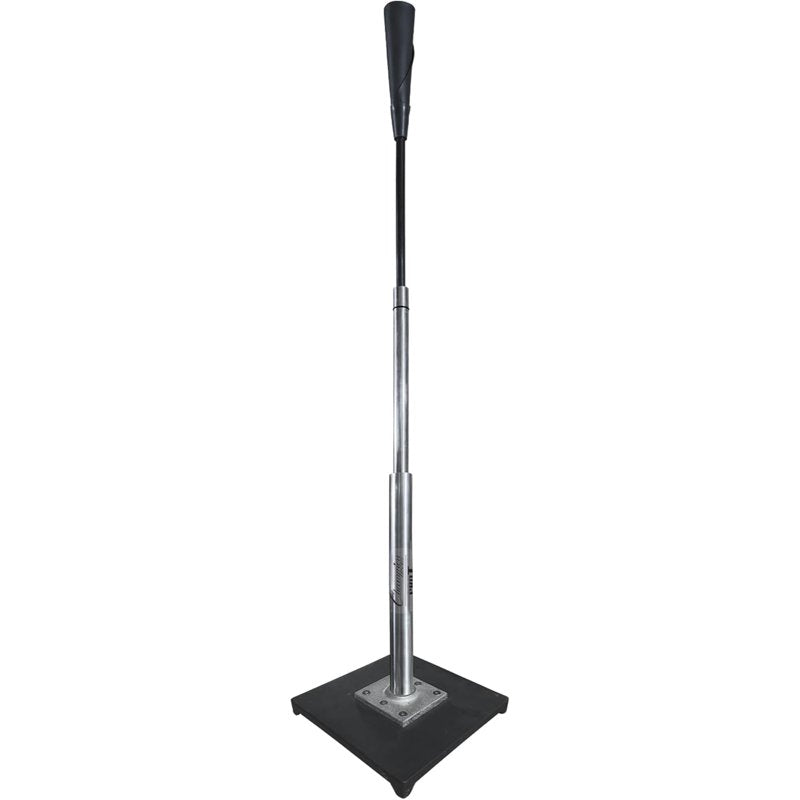 Adjustable Baseball & Softball Batting Tee - Telescoping Aluminum Stem, Heavy Duty Rubber Top, Stable Base for Youth & T-Ball Training