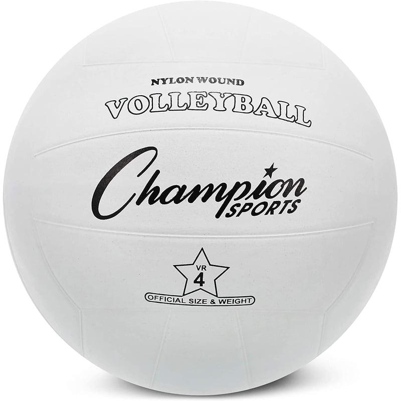 Rubber Volleyball - Official Size for Indoor and Outdoor Play, Durable Regulation Volleyball