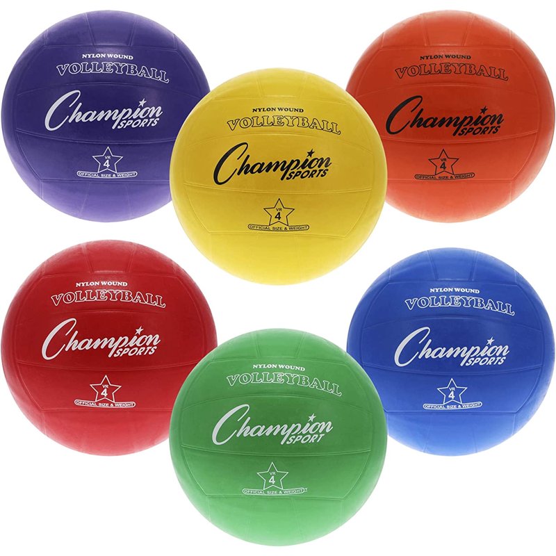 Rubber Volleyball - Official Size for Indoor and Outdoor Play, Durable Regulation Volleyball
