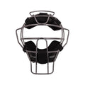 Lightweight Umpire Face Mask with Steel Cage & Adjustable Fit - Protects Head & Face