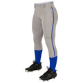 Softball Pants for Girls - Tournament Low-Rise Tapered Leg with Reinforced Knees