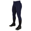 Girls' Softball Low-Rise Fastpitch Pants with Reinforced Knees