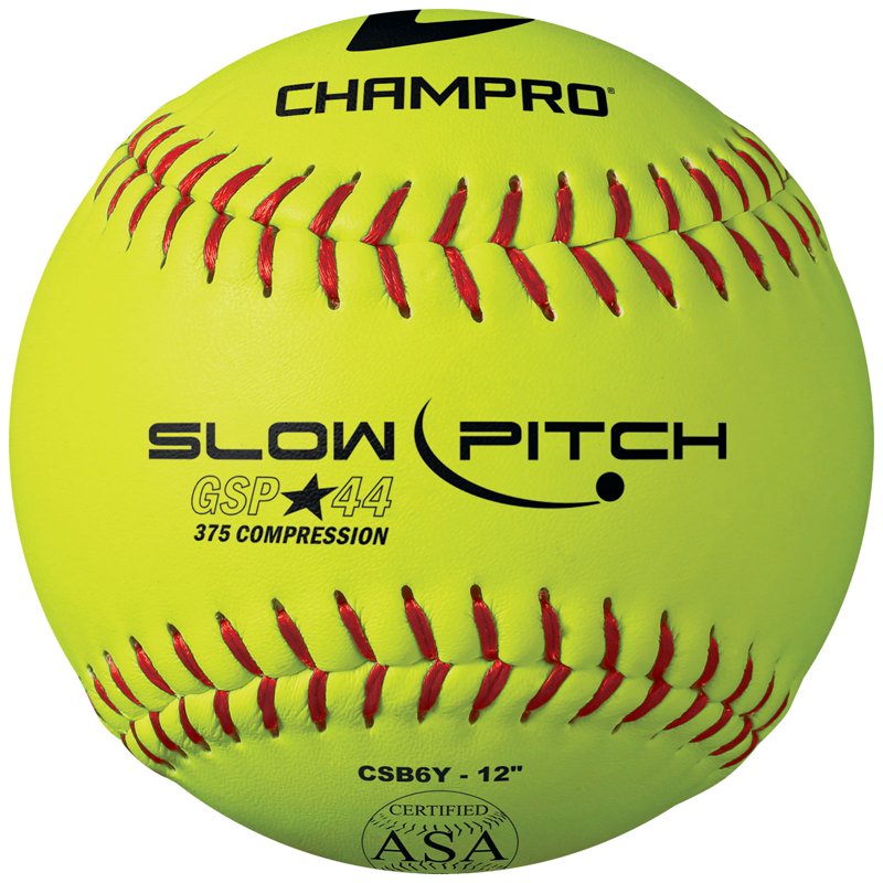 12 Pack Slowpitch Softballs - ASA Approved 12" Softballs with Durahide Cover