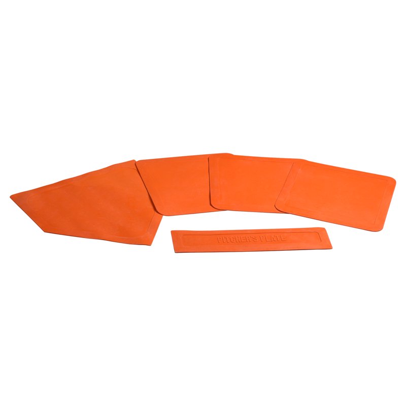 Rubber Bases Set of 5 for Baseball Softball Kickball Indoor Outdoor Sports
