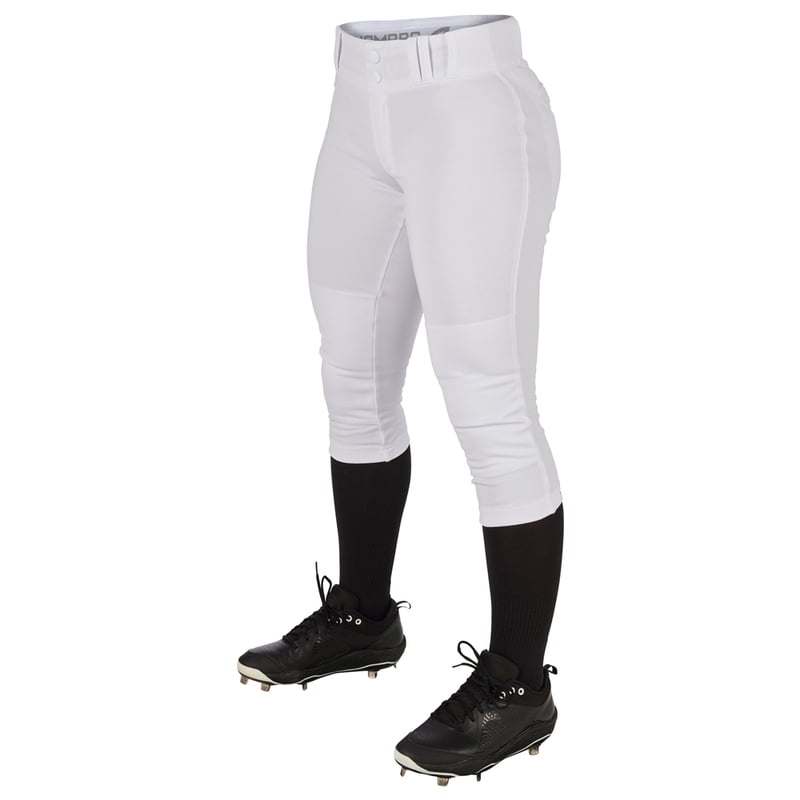 Women’s Softball Pants - Low-Rise, Tapered Fit, Reinforced Knees
