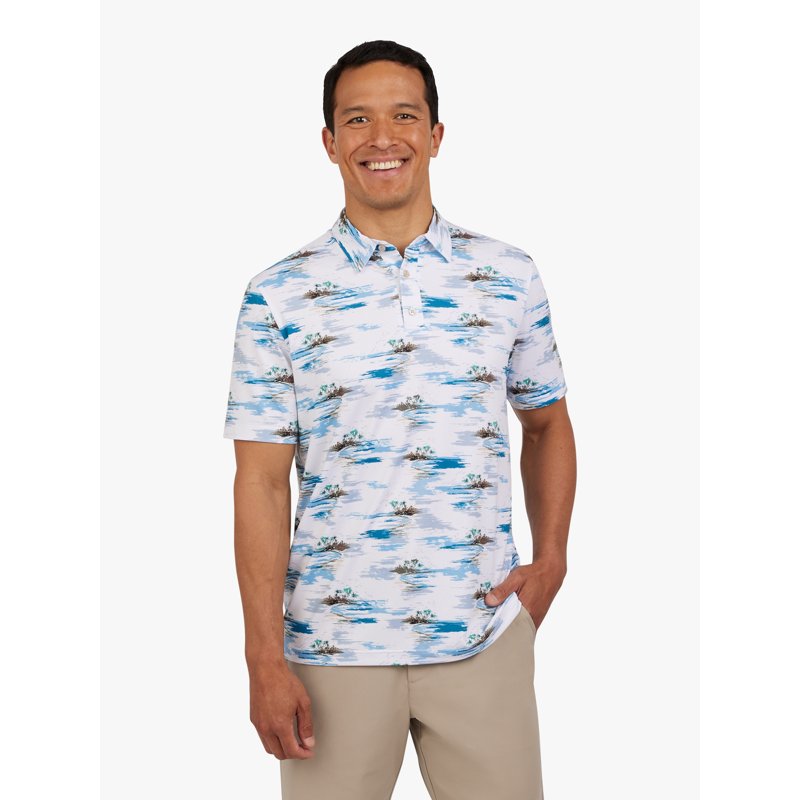 Performance Golf Polo Shirt for Men & Big & Tall Sizes - Moisture-Wicking, Lightweight