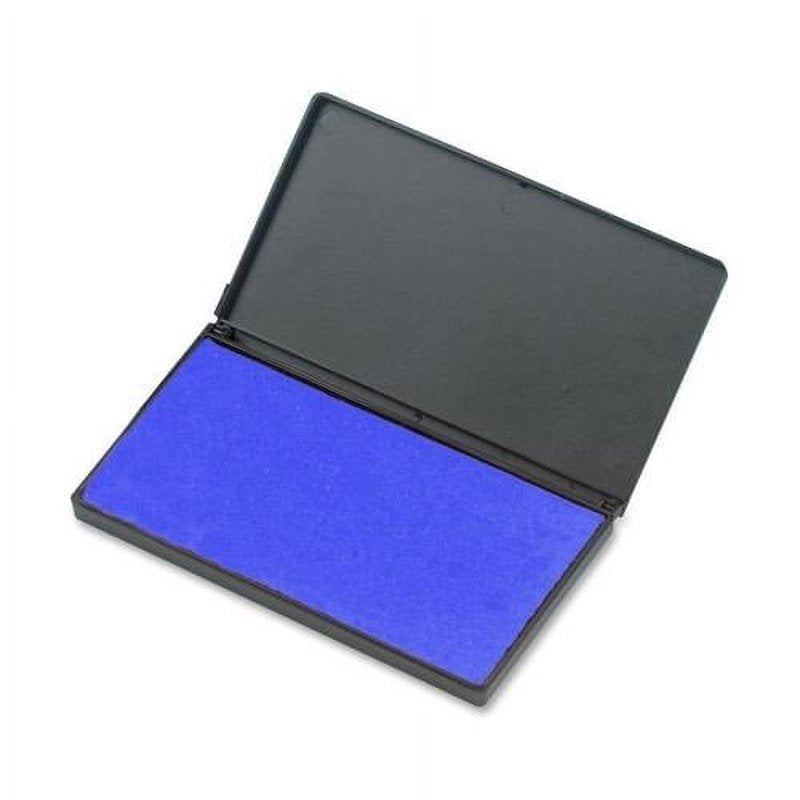 Foam Ink Pad - Blue, Re-inkable, 2.8x4.3 Inches for Art & Stamp Crafting