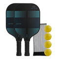 Orca Charter Performance Pickleball Paddle Starter Set - 2 Paddles, 4 Balls & Bag (Variation 2)