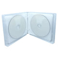 Clear 24 Discs CD/DVD Wallet Sleeve Case Organizer - Polypropylene Storage