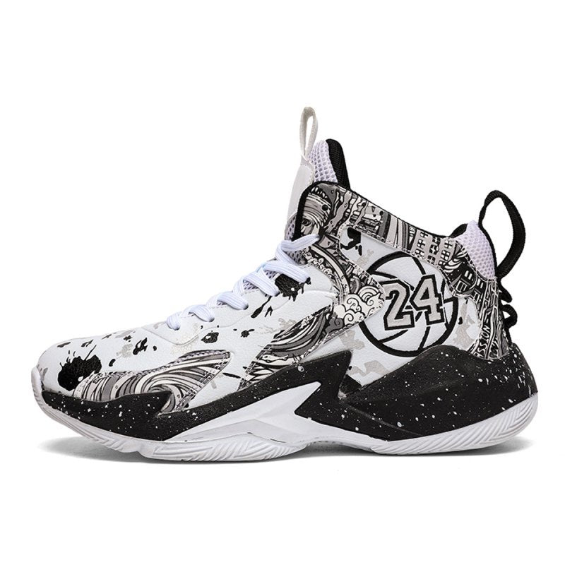 Breathable Kids and Boys Basketball Shoes for Indoor Outdoor Sports