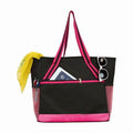 Pink Mesh Tote Bag with Tablet Pocket - Travelwell