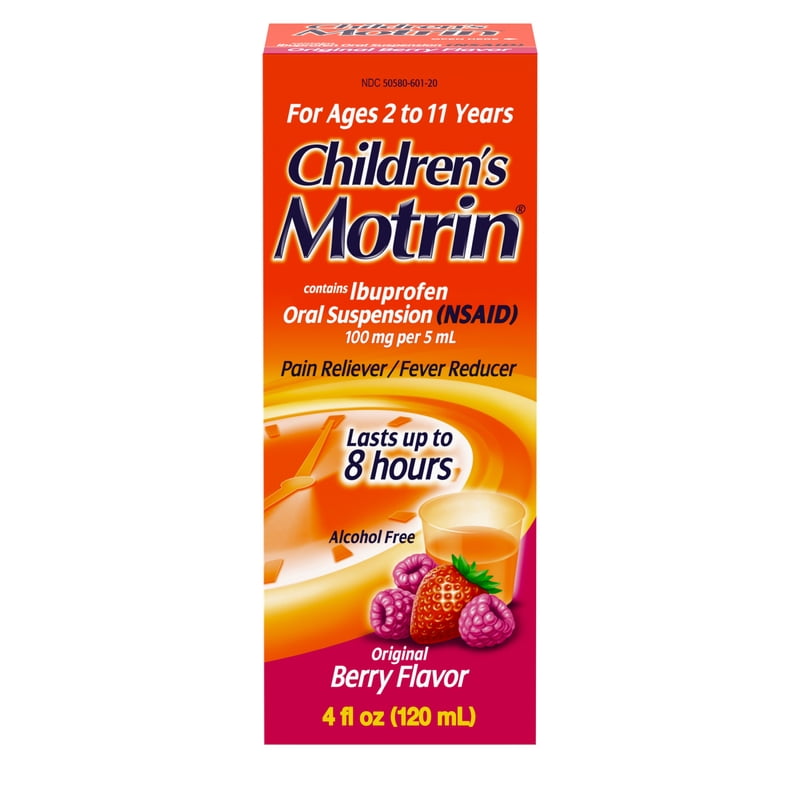 Children's Berry Flavored Ibuprofen Medicine for Kids, 4 fl oz – Fever & Pain Relief