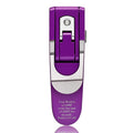 Adjustable LED Clip-On Book Light with Scripture Verse - Purple