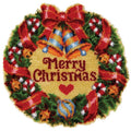 DIY Christmas Wreath Latch Hook Kit for Adults and Beginners
