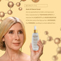Anti-Aging Face Serum with Gold & Peptides for Firming & Hydration - 0.9 oz