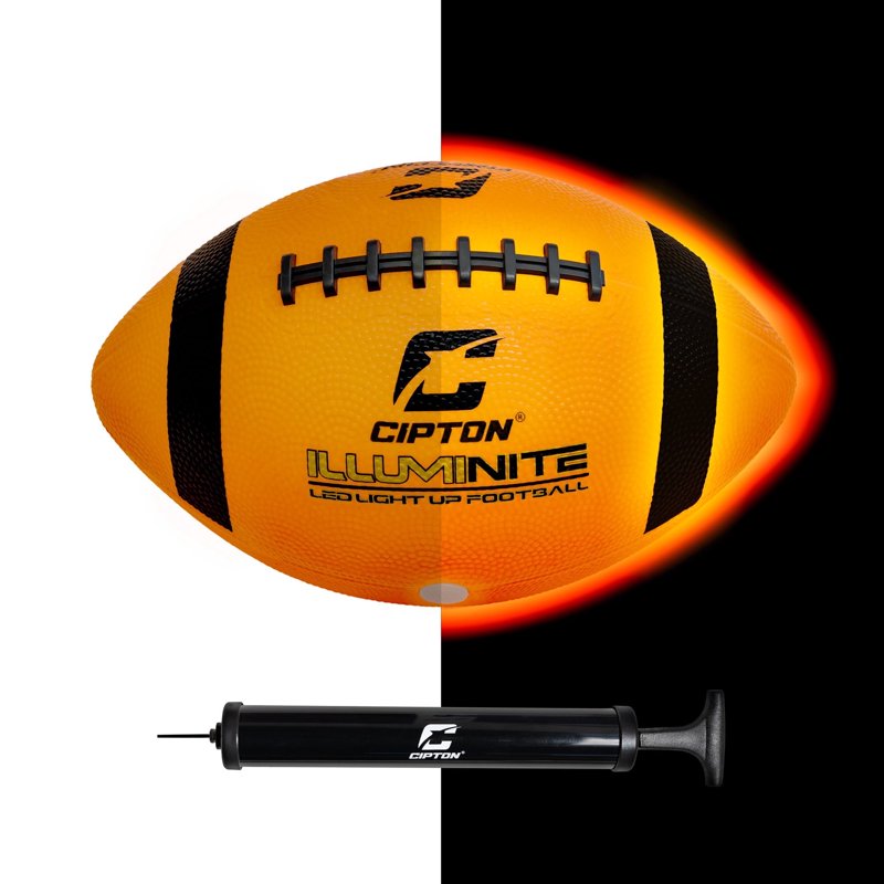 LED Light Up Football - Official Size for Night Play & Kids Sports