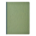Large Clothbound Notebook with Elastic Closure - Green, 192 Pages