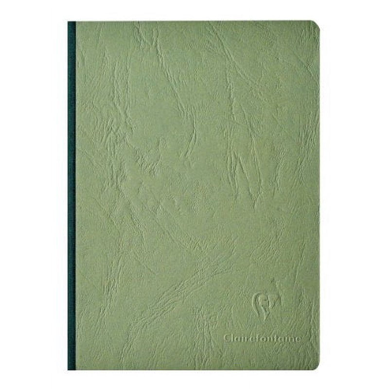 Large Clothbound Notebook with Elastic Closure - Green, 192 Pages