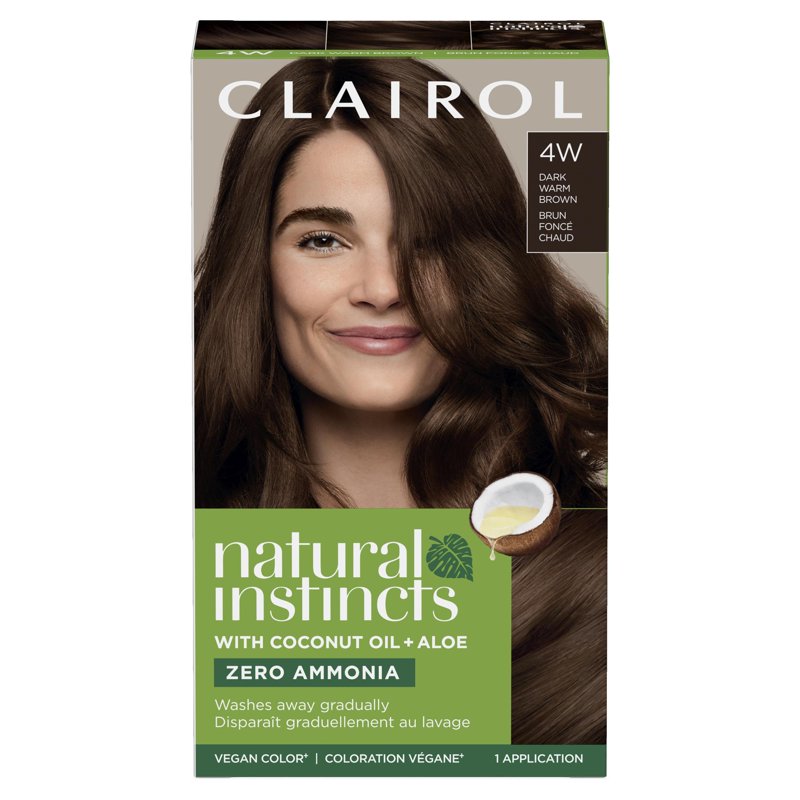 Demi-Permanent Hair Color Creme - Natural Instincts Dark Warm Brown 1 Application