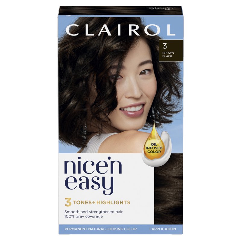 Permanent Hair Color Cream - Multiple Shades, Easy Gray Coverage