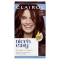 Permanent Hair Color Cream - Medium Mahogany Brown, Covers Gray & Highlights