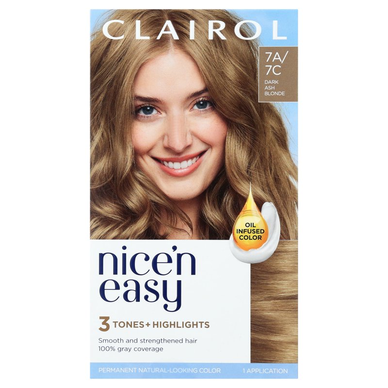 Permanent Hair Color Cream - Multiple Shades, 1 Application