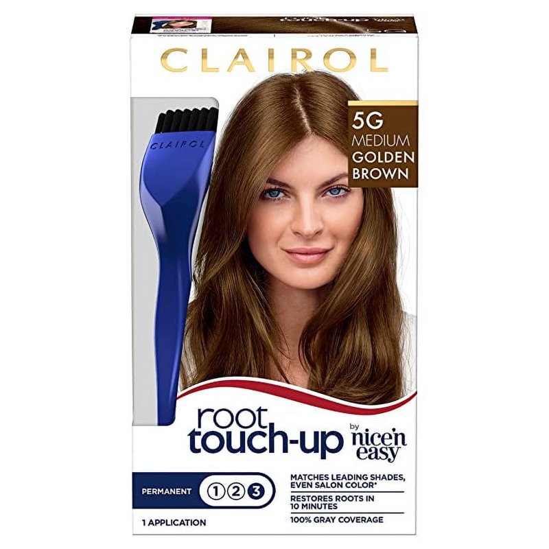 Permanent Hair Dye Set - Root Touch-Up in Multiple Shades & Sizes