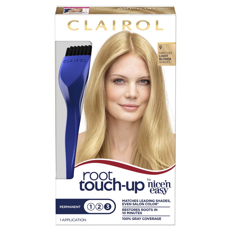 Root Touch-Up Hair Color Kit for Gray Coverage & Root Blending