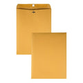 Clasp Envelopes with Dispenser - 10x13 Kraft Paper Storage Mailers, 250 Pack