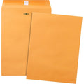 9x12 Clasp Envelopes 20 Pack - Kraft Gummed Seal & Metal Closures