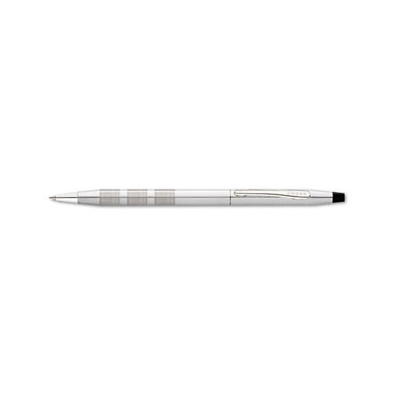 Classic Twist-Action Ballpoint Pen Gift Box 1mm Black Ink Satin Barrel