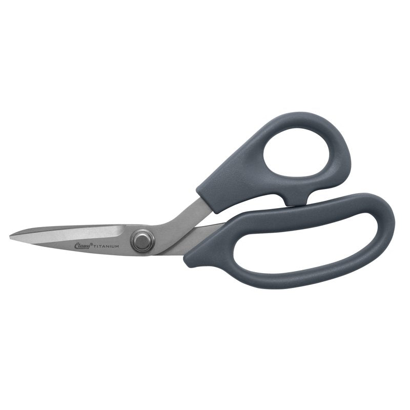 7-Inch Bent Titanium Shears for Gardening - Heavy Duty & Rust-Resistant