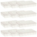 Bead Organizer 17 Compartment Storage Box Bulk 12 Pack for Beads Nuts Bolts Tacks