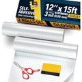 Self-Adhesive Clear Laminating Film Roll Set 12x15ft Glossy Protection