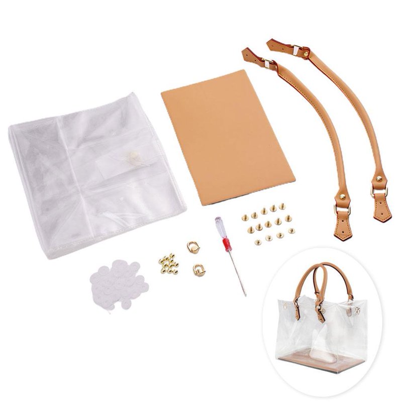 DIY Transparent Tote Bag Kit for Handmade Gift Bags and Craft Projects