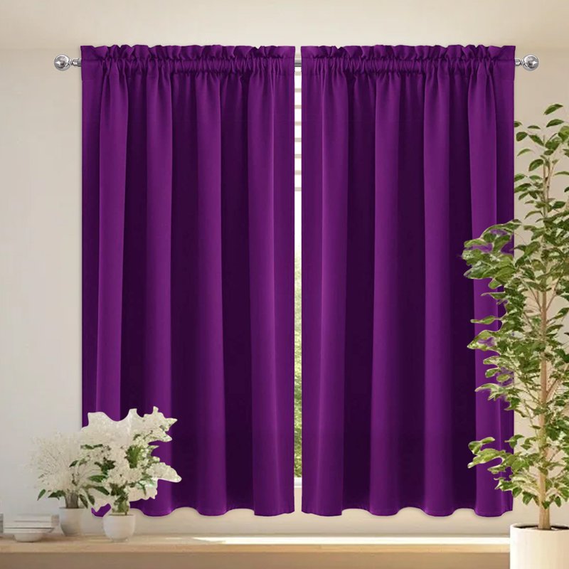 Blackout Curtains for Bedroom and Living Room Insulated Grommet Panel - Multiple Colors