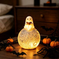 Ghost Moon Lamp 3D Resin Night Light - Halloween Reading Lamp, 12x10x10cm | Variation: 5B