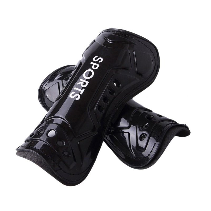 Adult Soccer Shin Guards with Straps - Breathable EVA/PP Protective Pads
