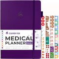 Undated Medical Planner and Wellness Journal - 3-Month Health Tracker, Hardcover