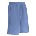 Clutch Basketball Shorts Adult 3XL Light Blue Athletic Performance Wear