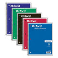 Wirebound Notebooks with Coil-Lock Binding, 70 Sheets, 1 Subject, Medium College Rule, Assorted Covers, 10.5 x 8 inches, Pack of 2
