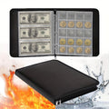 Fireproof Coin Collection Album with 396 Pockets Organizer Storage Case