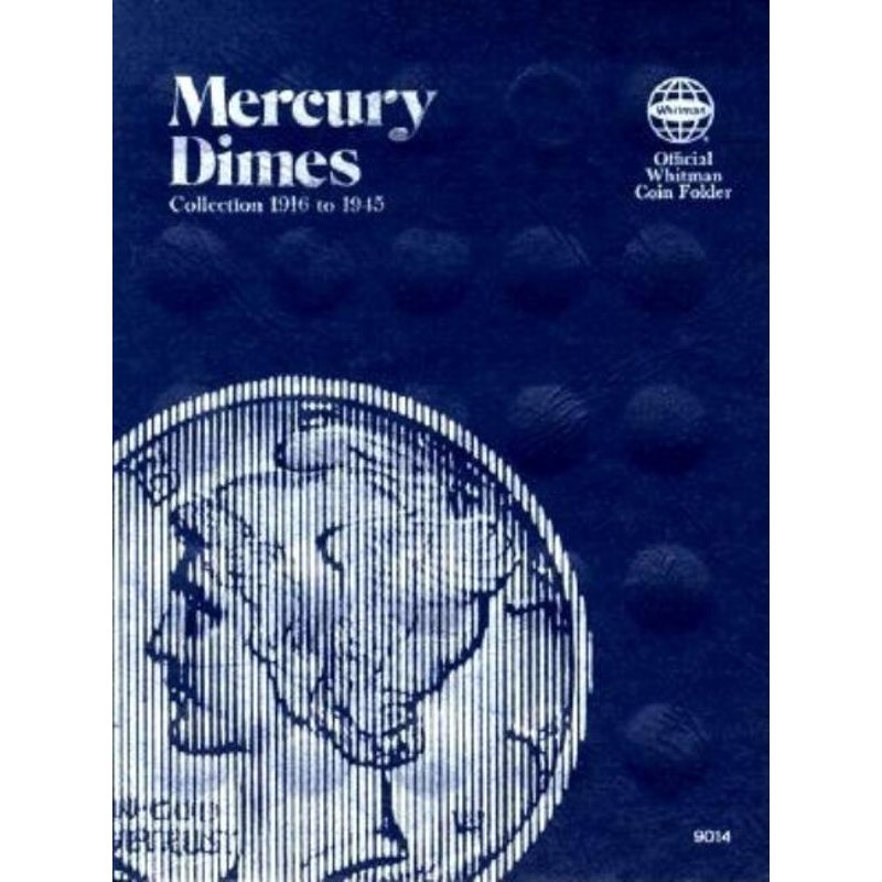 Mercury Dimes Coin Folder 1916-1945 - Whitman Official Collectible Storage Book